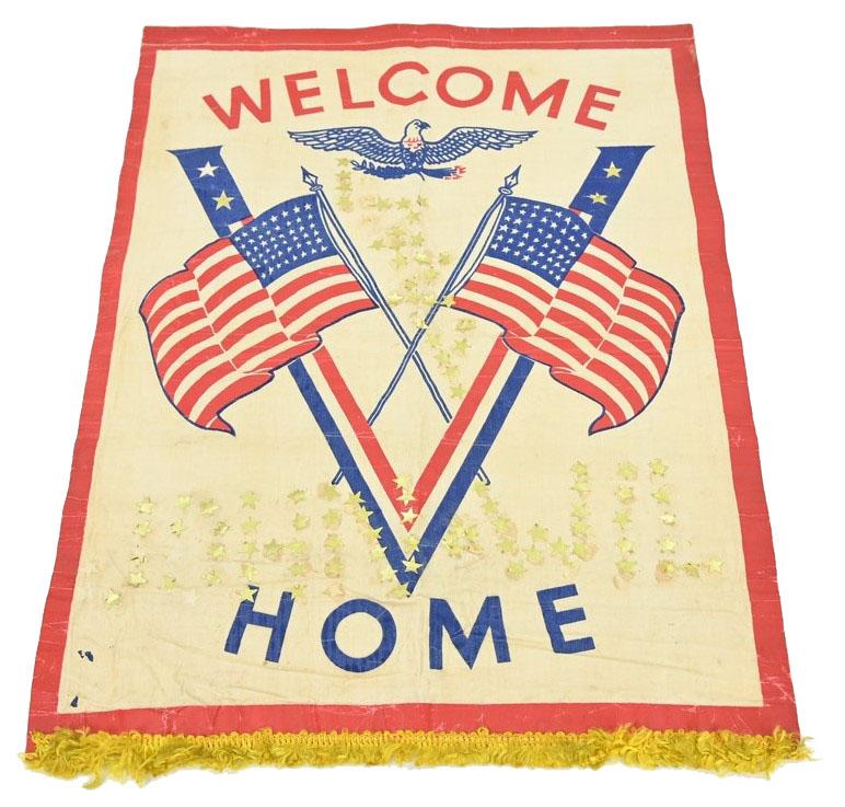 US WW2 Welcome Home Flag