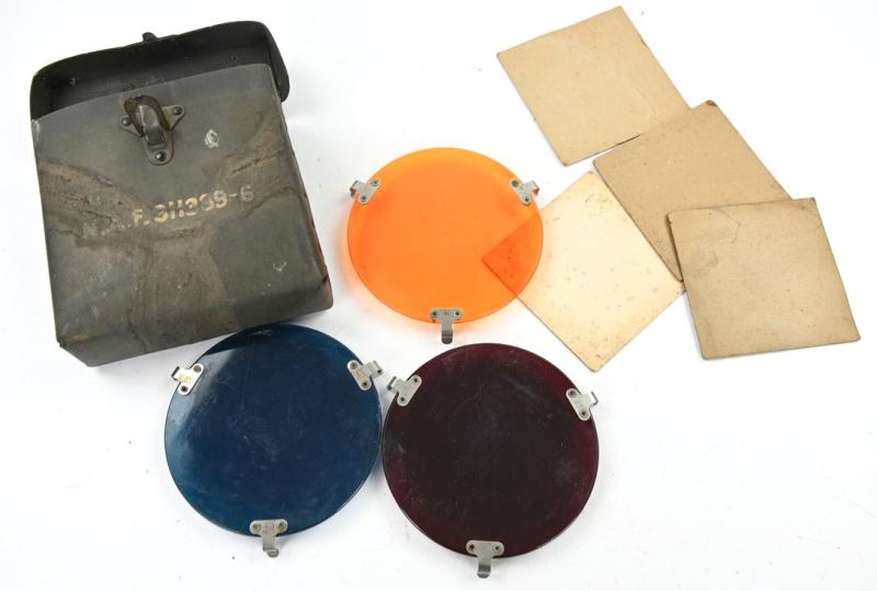 US WW2 Navy Aircraft Cased Signal Light Covers