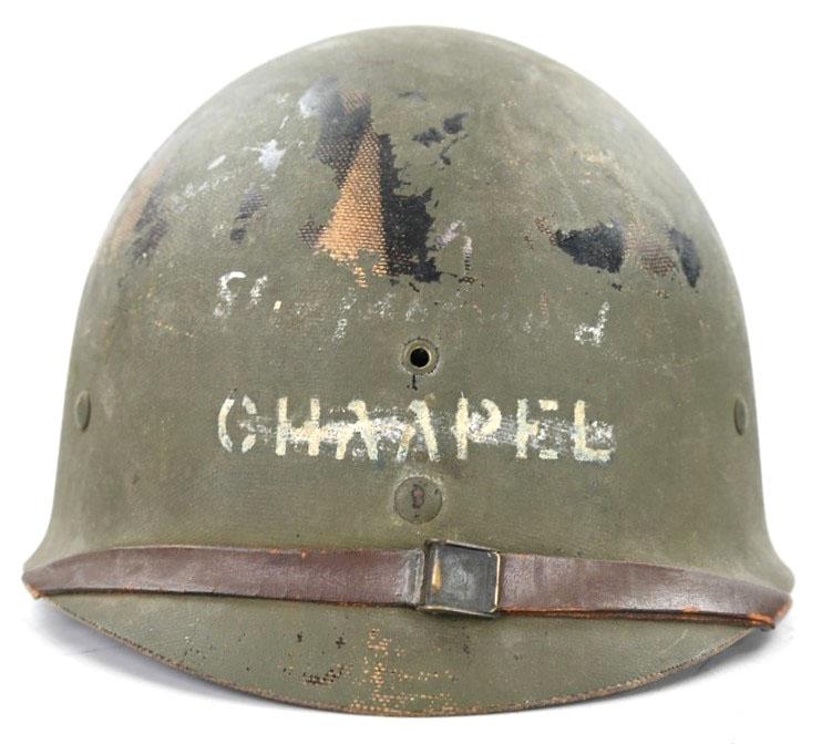 US WW2 M1 Named Helmet Liner