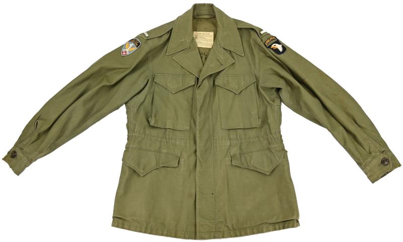 US WW2 M-1943 M43 Combat Jacket 101st Airborne Division