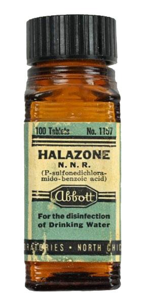 US WW2 Bottle of Purifying Tablets