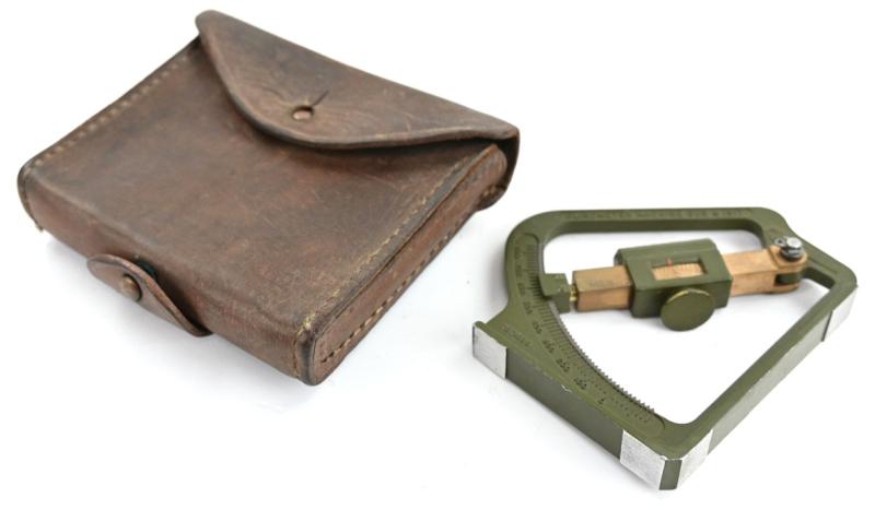 US WW1 Clinometer with Pouch