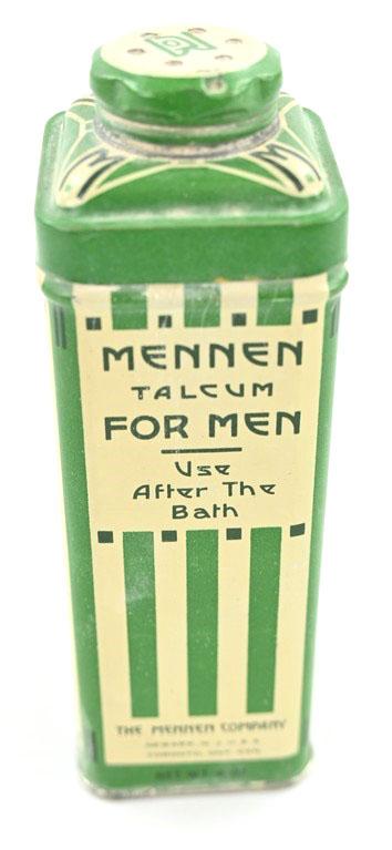 US WW2 Era Bottle of Talc 'Mennen'