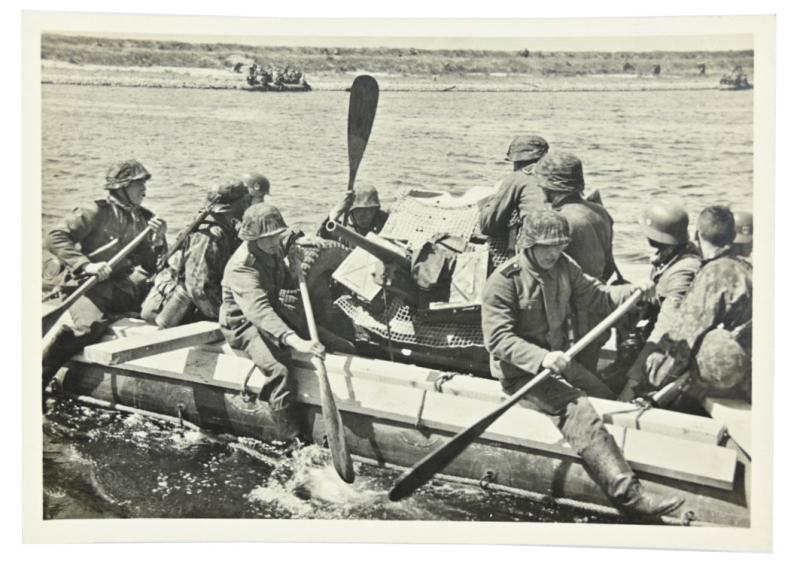 German Waffen-SS Kriegsberichter Postcard 'Unsere Waffen-SS'