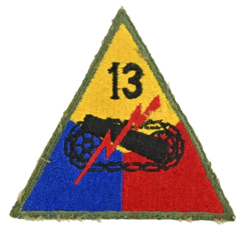 US WW2 13th Armored Division SSI