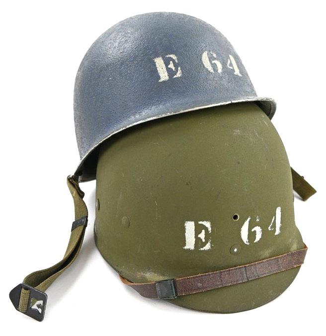 US WW2 Navy M1 Helmet MM2 'Mike A Kotz'