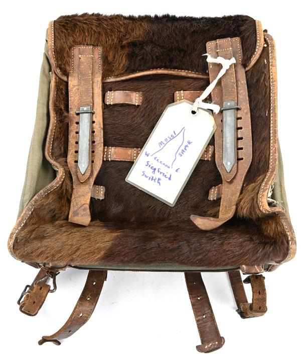 German Waffen-SS Signals Backpack 'Johann Franz 6. SS-Gebirgs-Division Nord'