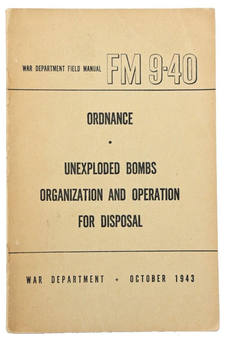 US WW2 FM 9-40 Ordnance Manual