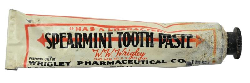 US WW2 Spearmint Tooth Paste Tube