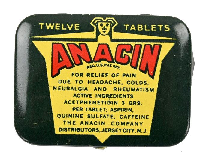 US WW2 Era Package of Anacin tablets