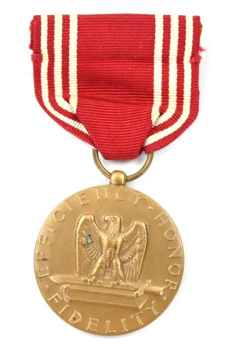 US WAC WW2 Named Good Conduct Medal