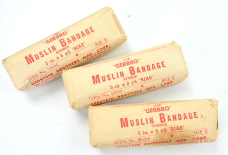 US WW2 Gebro Muslin First Aid Bandage