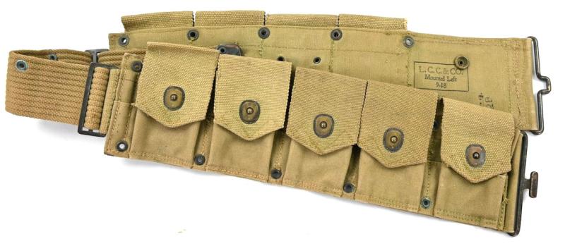 US WWI M1917 Mounted Ammo Belt