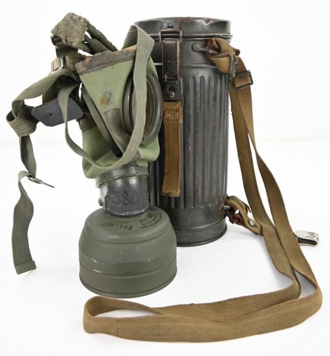 German WH M31 Gasmask with Cannister