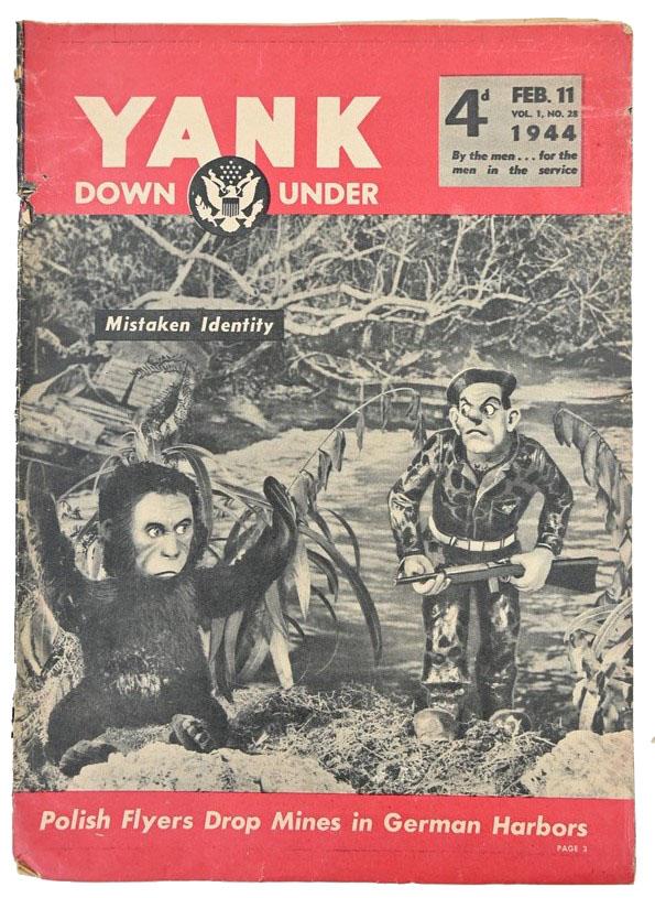 US WW2 Yank Down Under Magazine February 11th 1944