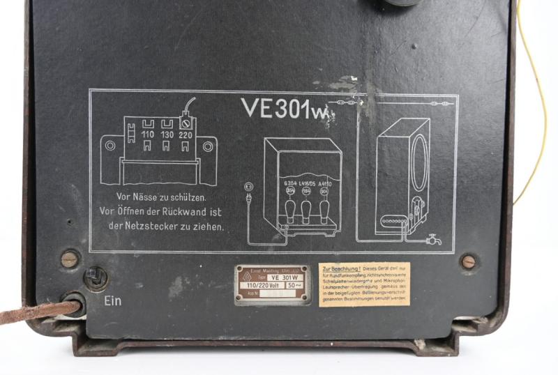 German Third Reich Era Civil Radio 'Volksempfanger VE301'