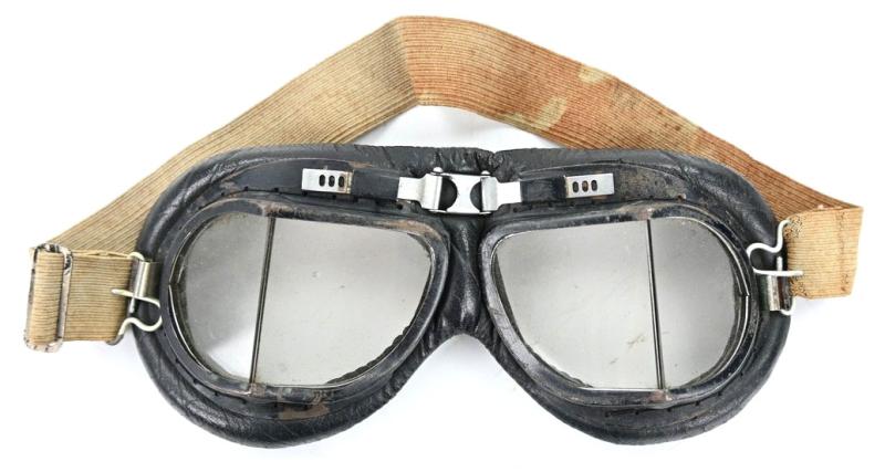 British WW2 RAF Flight Goggles Mark VIII