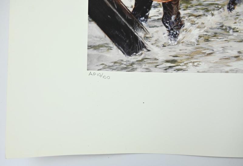 James Dietz Print 'Overlord' Utah Beach 6 June 1944