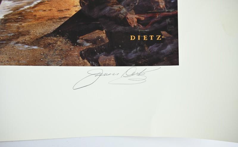 James Dietz Print 'Overlord' Utah Beach 6 June 1944