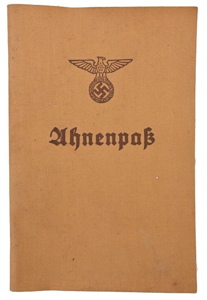 German Third Reich 'Ahnenpass' Ancestral Passport