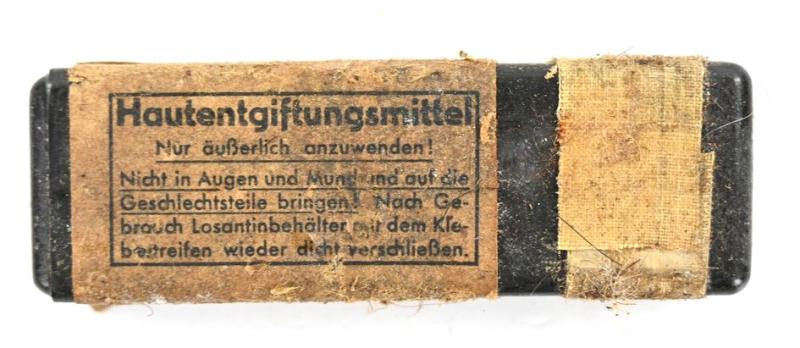 German WH Hautentgiftungsmittel container 1943