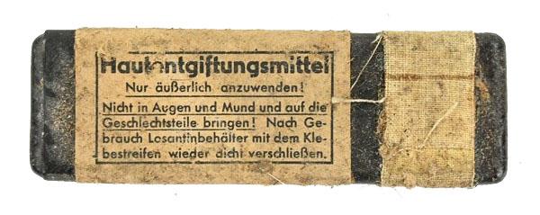 German WH Hautentgiftungsmittel container 1943