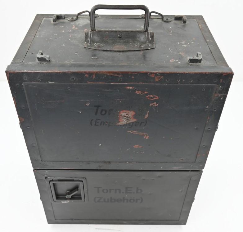 German WH Torn EB Radio Reciever Set