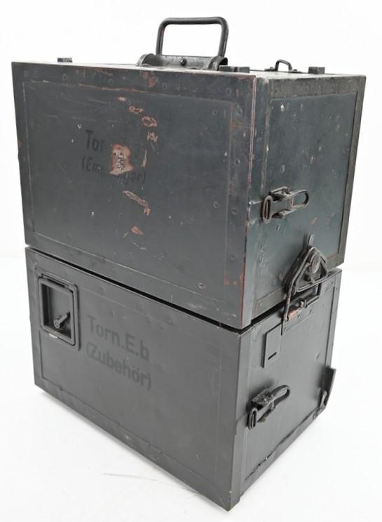 German WH Torn EB Radio Reciever Set