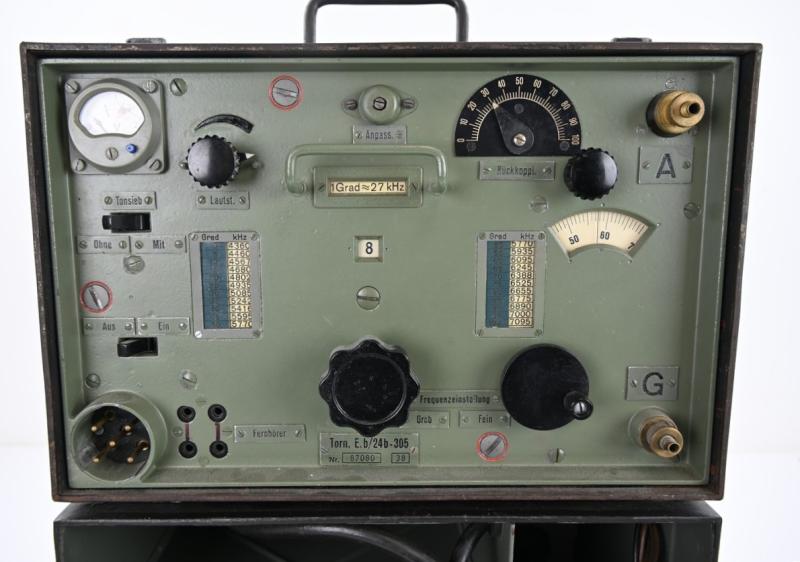 German WH Torn EB Radio Reciever Set