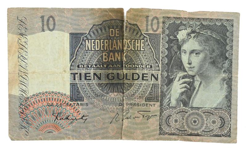 Dutch WW2 Currency Banknote 1941