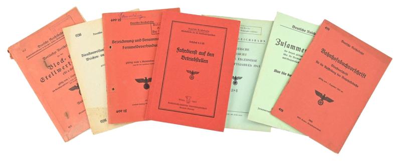 German Third reich Reichsbahn Booklet Set