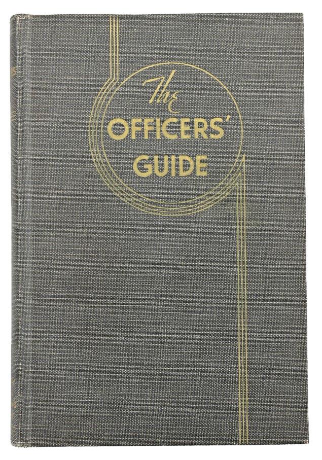 US WW2 Officer's Guide Book