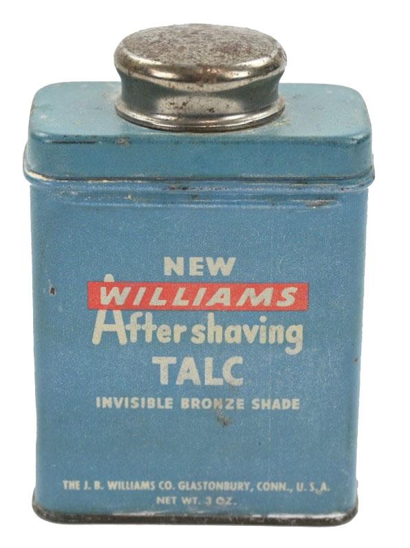 US WW2 Williams After Shave Talc Bottle