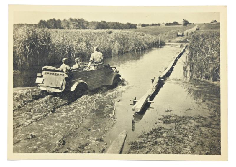 German Waffen-SS Kriegsberichter Postcard 'Unsere Waffen-SS'