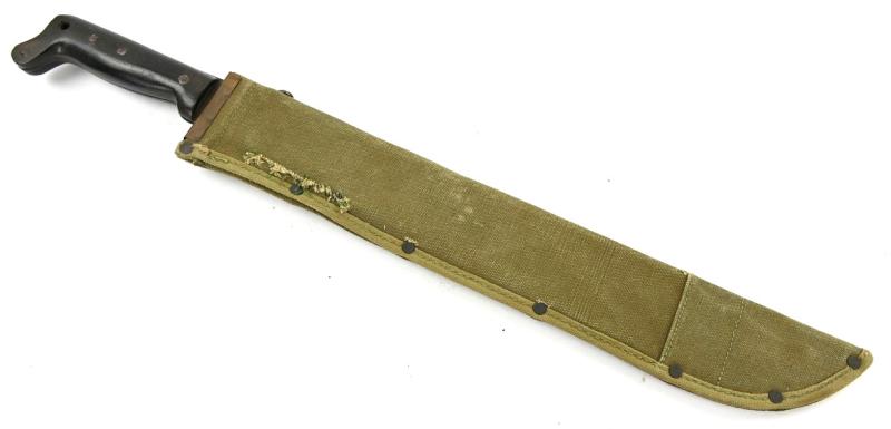 US WW2 Manchete with Canvas Scabbard