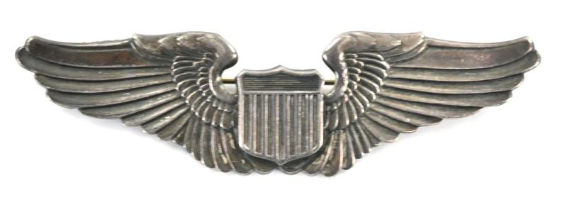 USAAF WW2 Sterling Pilot Wing 'Gemsco N.Y.'