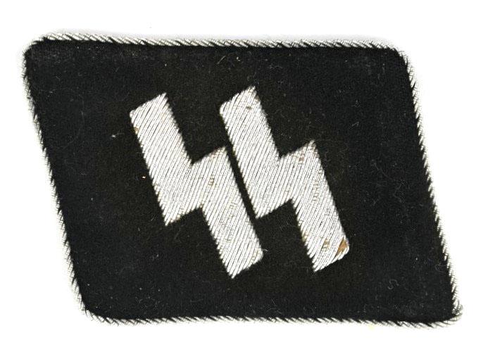 German Waffen-SS Officer Runes Collar Tab