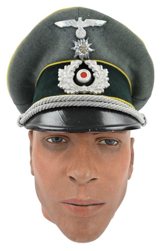 German WH Offcier Signal GBJ Visor Cap