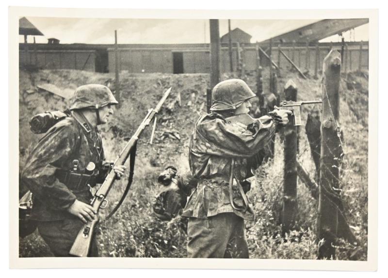 German Waffen-SS Kriegsberichter Postcard 'Unsere Waffen-SS'