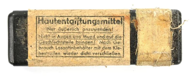 German WH Hautentgiftungsmittel container 1943