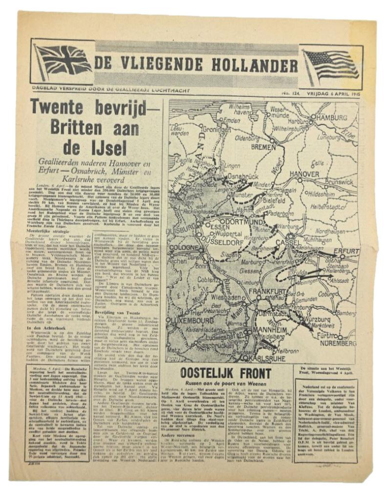 Allied Droppingsflyer 'De Vliegende Hollander' 6 April 1945