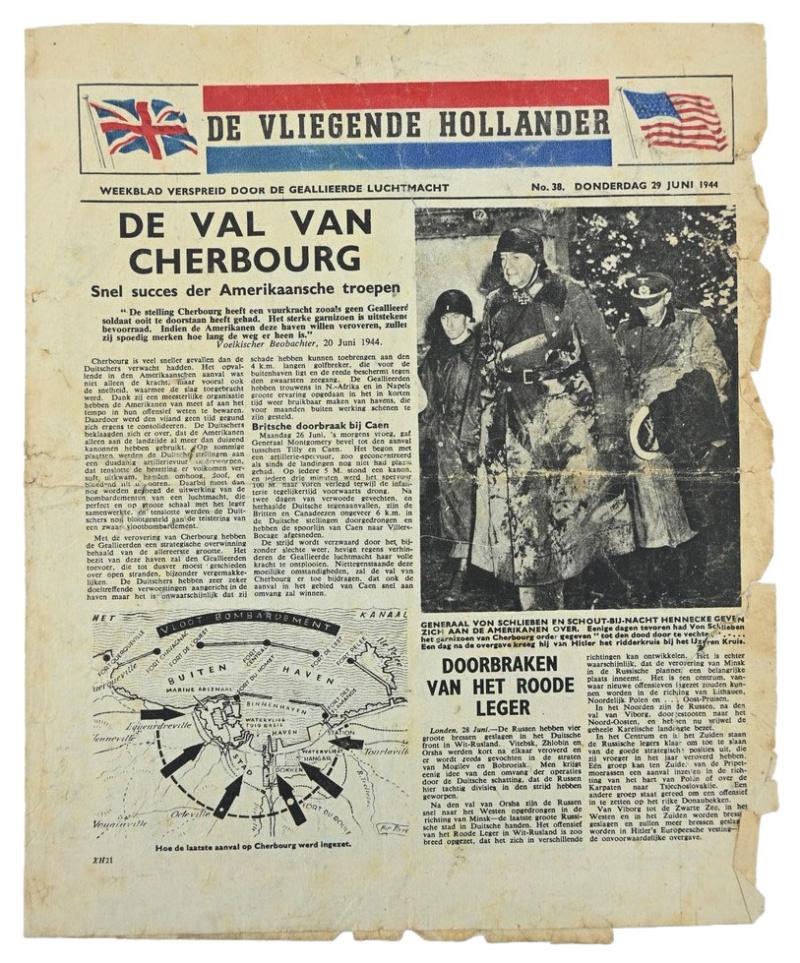 Allied Droppingsflyer 'De Vliegende Hollander' 29 June 1944