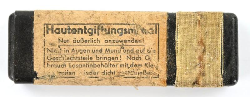 German WH Hautentgiftungsmittel container 1943