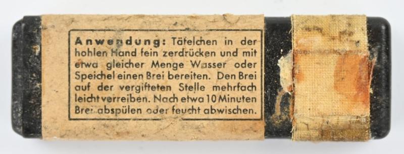 German WH Hautentgiftungsmittel container 1943