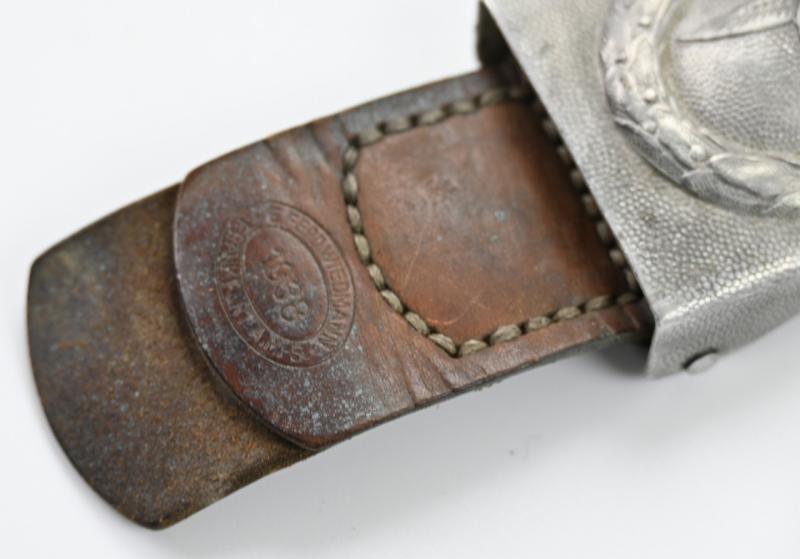 German LW Beltbuckle with Tab 'Wiedmann' 1938