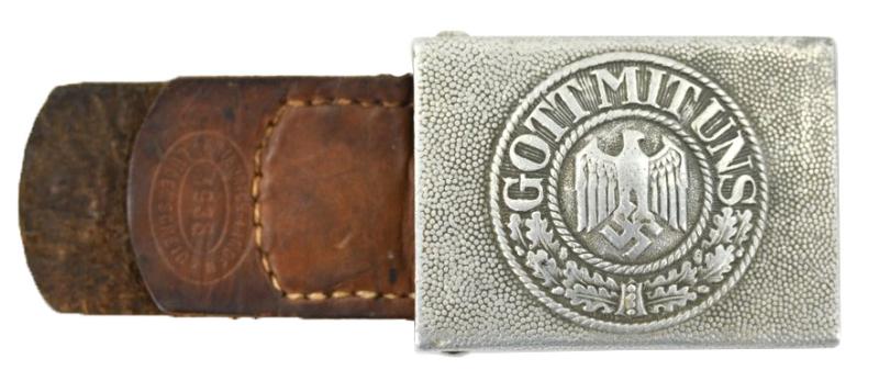 German WH Beltbuckle with Tab 'FLL'