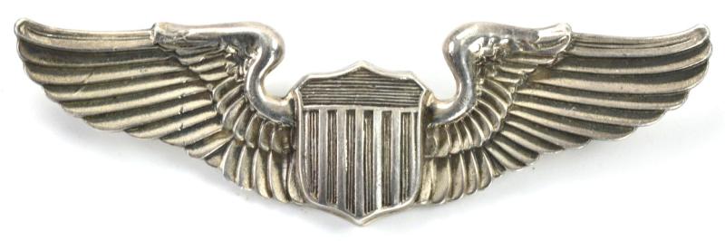 USAAF WW2 Sterling Pilot Wing 'Amcraft'