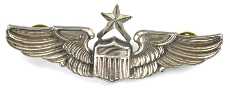USAAF WW2 Senior Pilot Wings Sterling