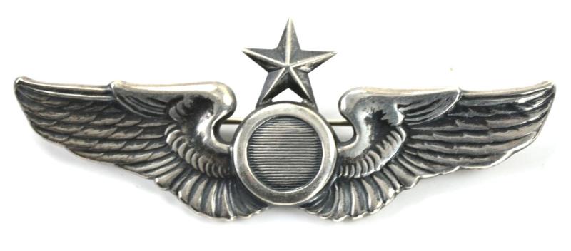 USAAF WW2 Senior Observer Wing Sterling Pinback