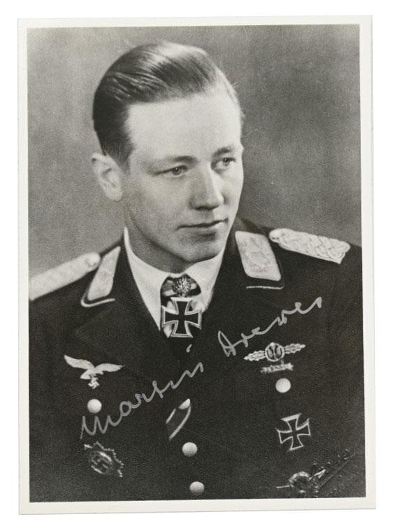 Signature of Luftwaffe KC Recipient 'Martin Drewes'